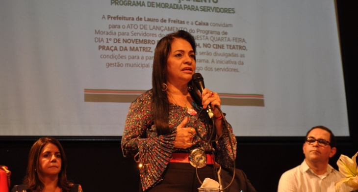 Prefeita Moema Gramacho lança programa de moradia para servidores de Lauro de Freitas (Foto: Divulgação)