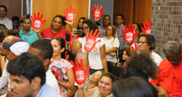 Representantes de Lauro de Freitas foram à Assembleia Legislativa (Foto: Divulgação)
