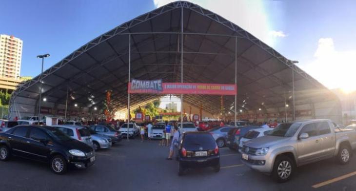 Feirão Combate das Marcas disponibiliza principais marcas de carro do mundo, que variam de R$ 30 mil a R$ 249 mil (Foto: Divulgação)