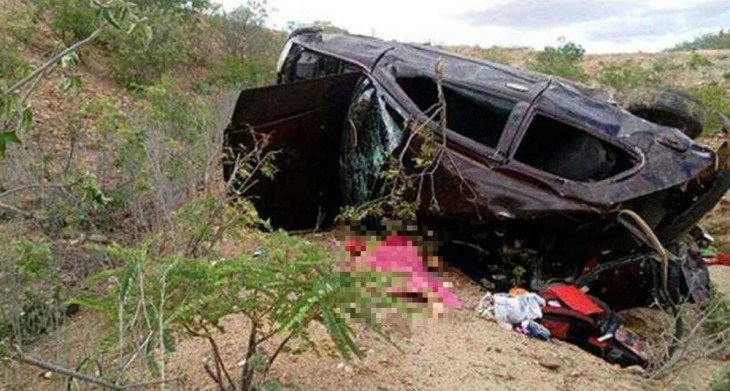 Acidente na BR-116 deixou três mortos e quatro feridos (Foto: Beira Rio Notícias)