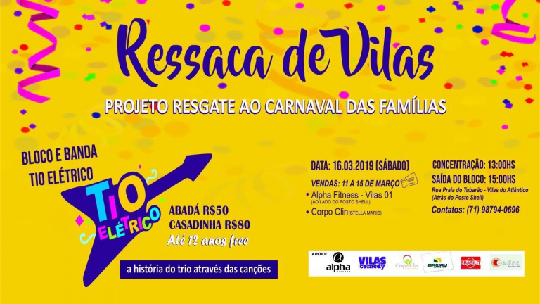 SÁBADO RESSACA DE CARNAVAL