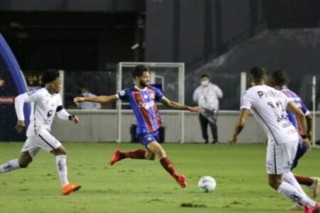 Bahia perde para o Santos e volta a se reaproximar do Z-4 do Brasileirão