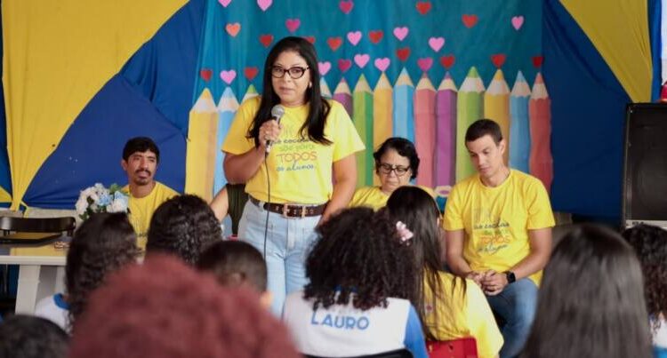 Atividade do MP-BA sobre educação inclusiva em Lauro de Freitas