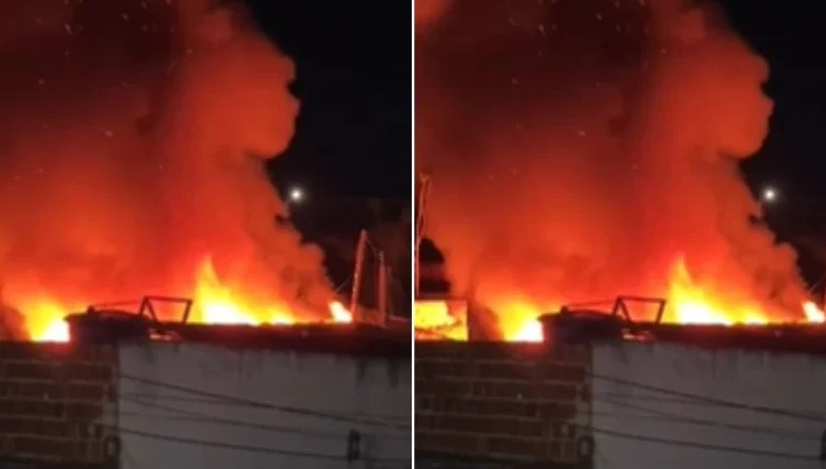 IncÃªndio destrÃ³i casa em Itabuna e mobiliza bombeiros