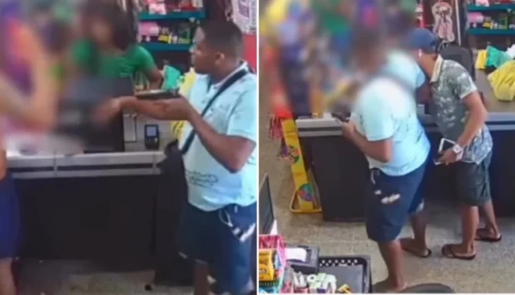 Dupla armada rende clientes e funcionÃ¡rios em mercado de SÃ£o Caetano
