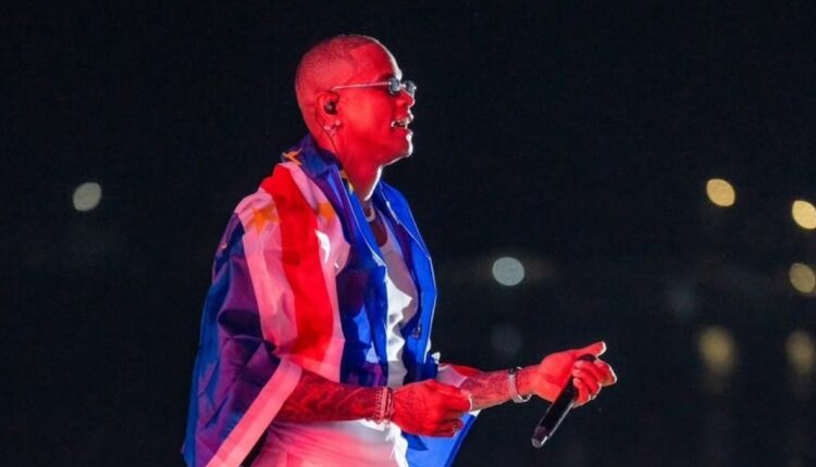 Léo Santana durante show em Cabo Verde