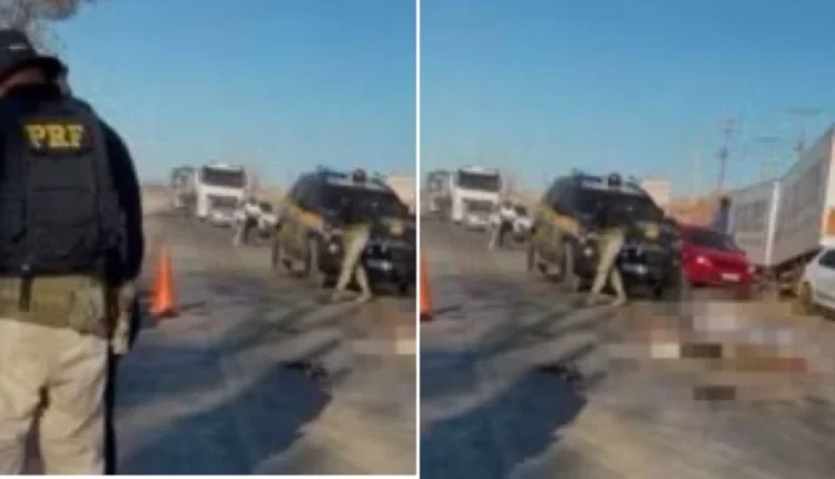 Acidente entre motos e carreta deixa dois mortos na BR-135, em Barreiras