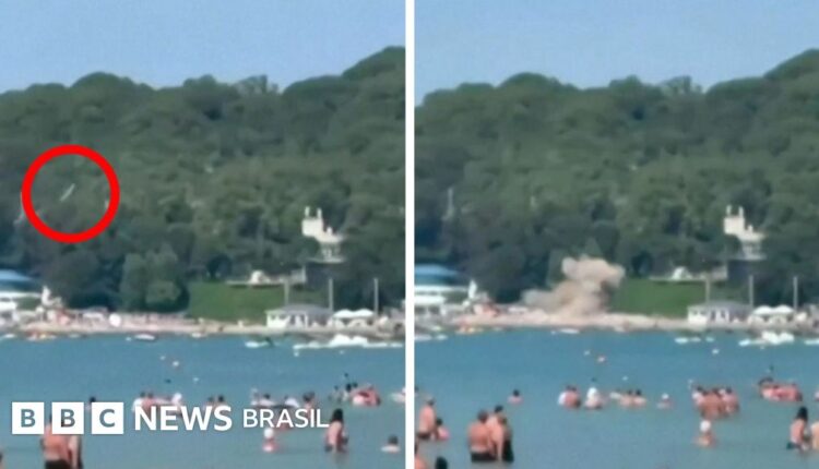 Explosão de drone em praia na Rússia deixa sete mortos e 40 feridos