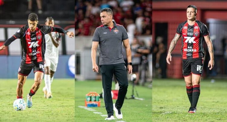 Kayzer, Jair Ventura e Rene, do Vitoria