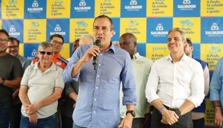 Obra de contenção de encosta em Brotas