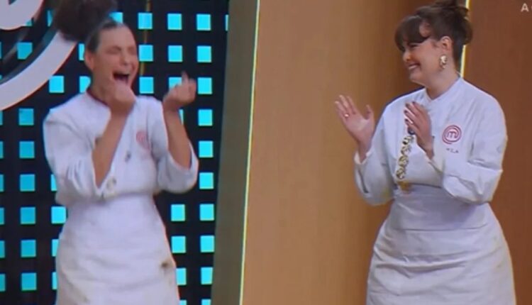 Jéssica comemora a vitória na final do MasterChef