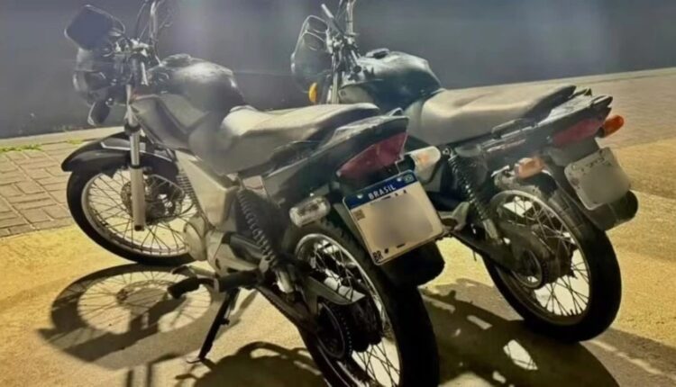 Motocicletas apreendidas em Salvador