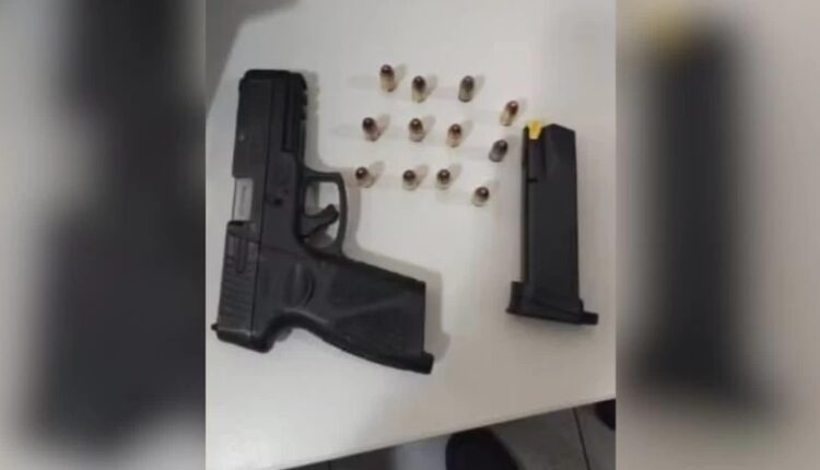Pistola apreendida em Conceição do Coité