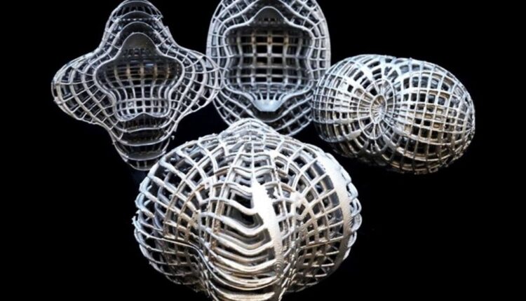 Estruturas em rede impressas em 3D