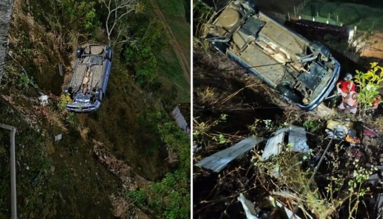 Bombeiros em resgate em Jaguaquara