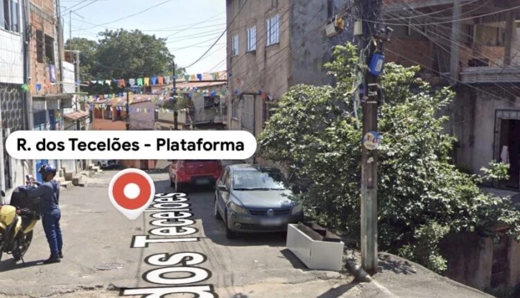 Rua dos Tecelões, em Plataforma