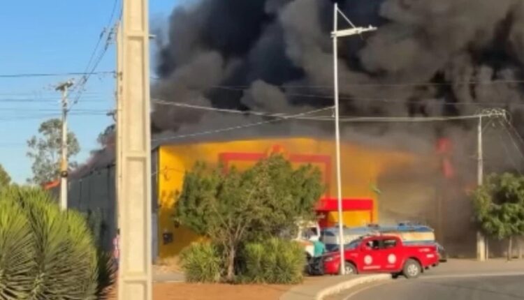 Fumaça de incêndio em Irecê