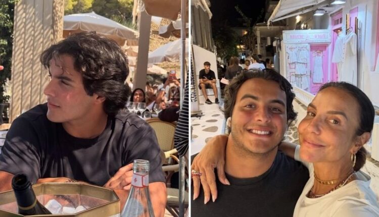 Ivete Sangalo e o filho Marcelo
