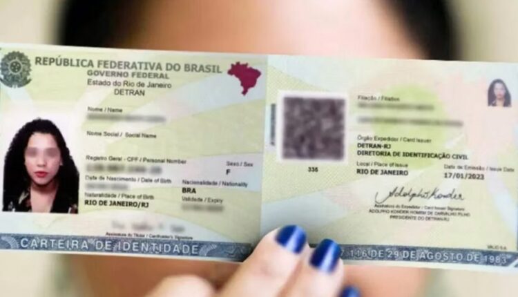 Modelo da nova Carteira de Identidade Nacional