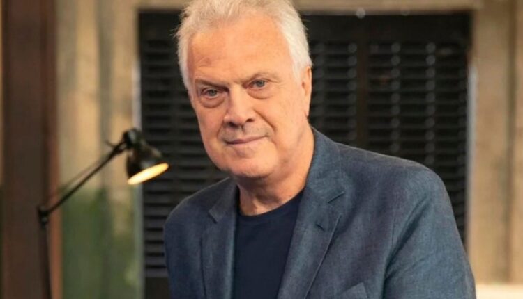 Jornalista Pedro Bial durante entrevista