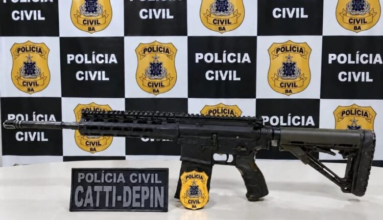 Fuzil apreendido em Ilhéus